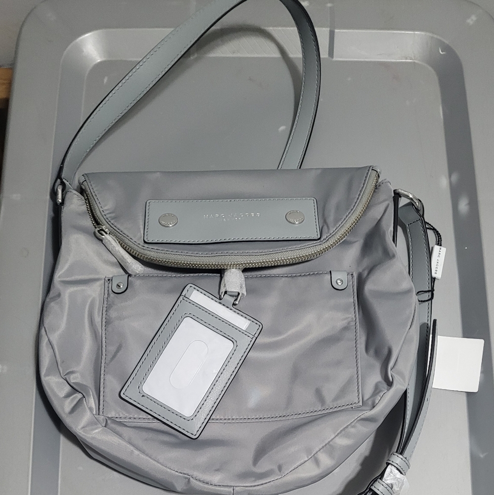 Marc Jacobs Elegant Gray Shoulder Bag - NWT
